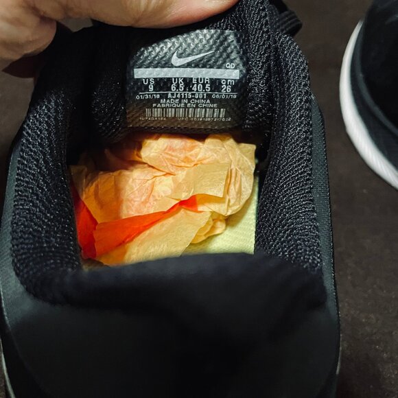 NEW Nike Womens Zoom Pegasus Turbo 2 AT8242-001 Black Gunsmoke 9 US 40.5 EUR - Picture 9 of 12